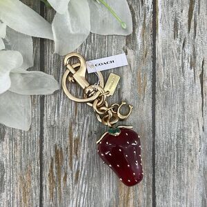 Coach Strawberry Purse Bag Charm